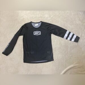 100% Black and White Kids Jersey- Large